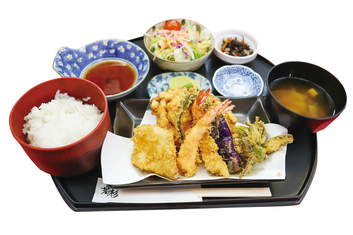 天ぷら定食 1,800円