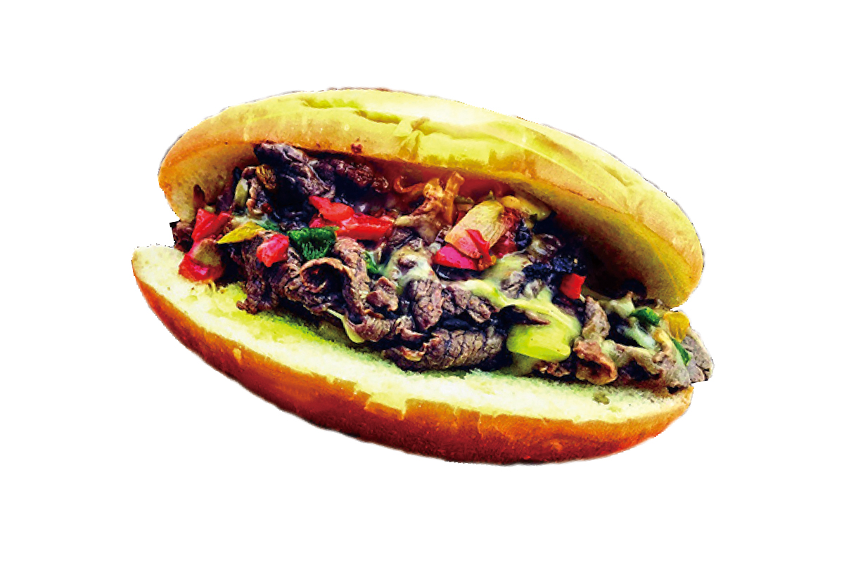 Heaven's Café フィリーチーズステーキサンドイッチ