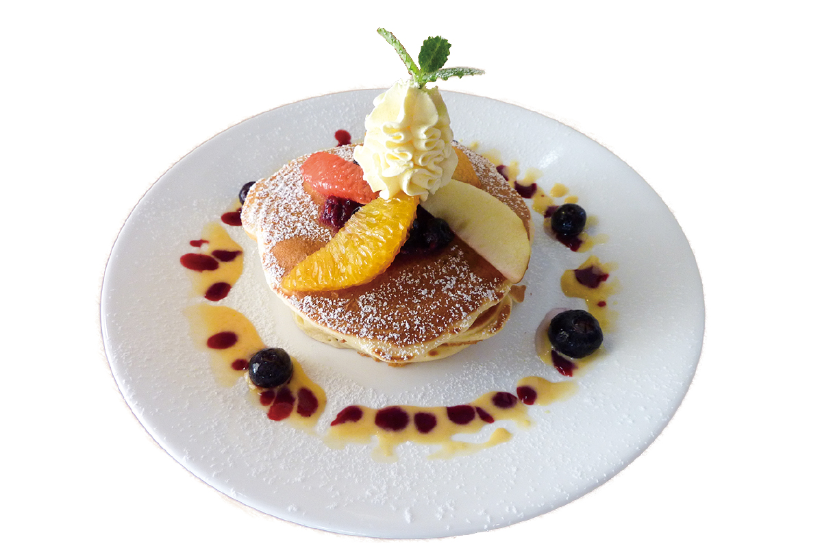 蔵 kura café フルーツパンケーキ