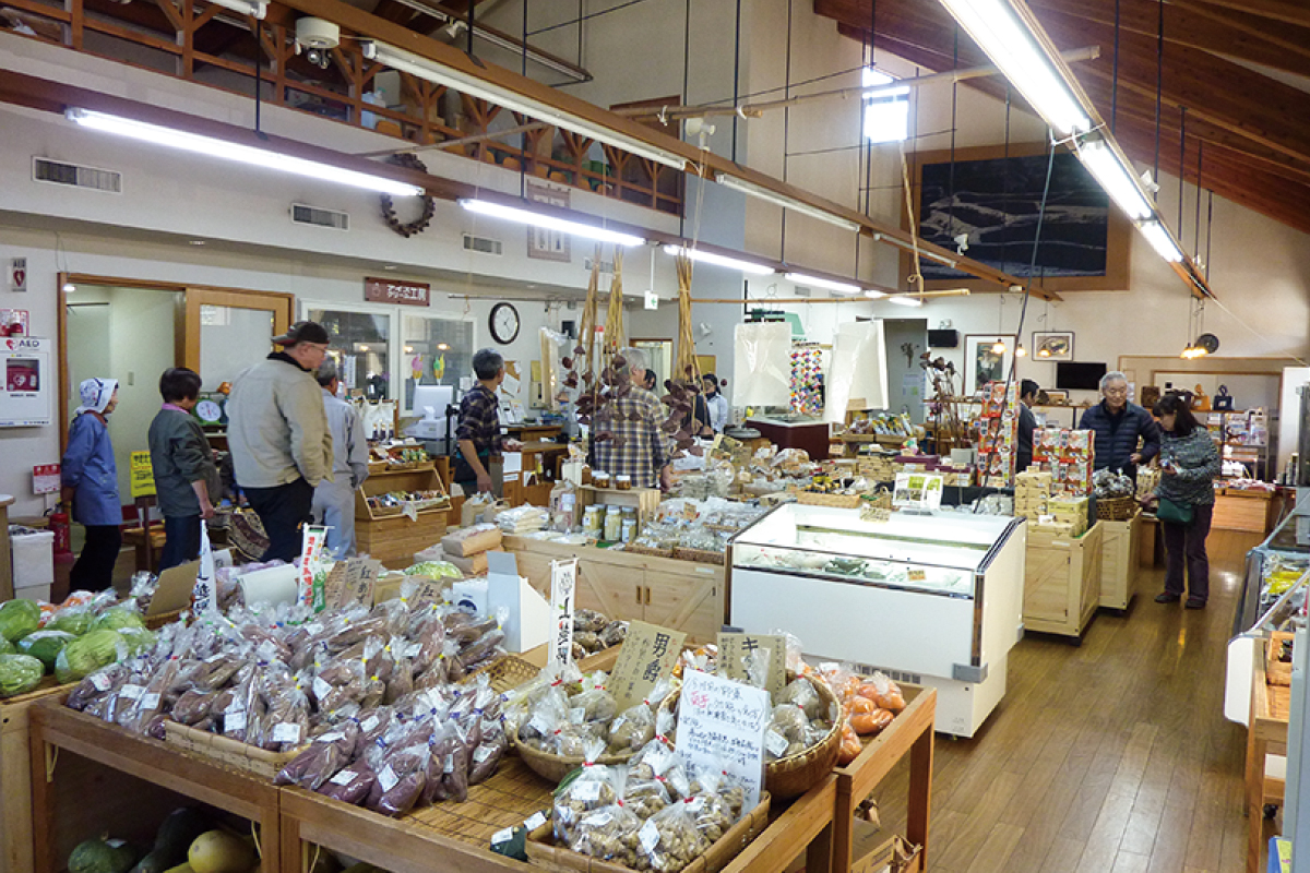 雪だるま物産館 店内